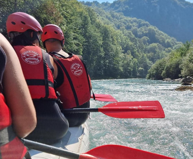 rafting